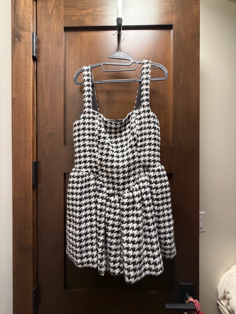 For Love & Lemons Houndstooth Corset Dress